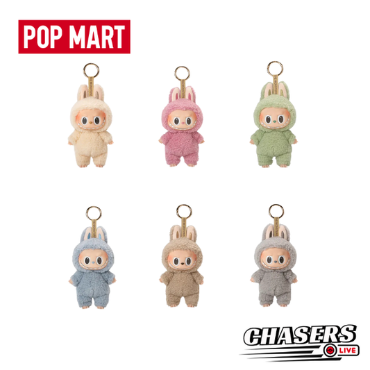 Pop Mart-The Monsters- Exciting Macaron- LABUBU plush pendant vinyl 1x Blind Box