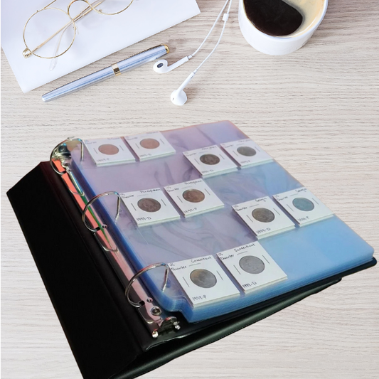 20-Pocket Coin Holder Sheets- 20 sheets