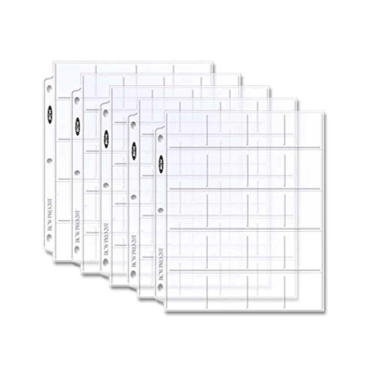 20-Pocket Coin Holder Sheets- 20 sheets
