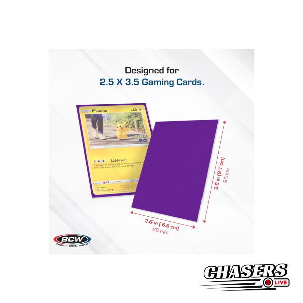 BCW Deck Guards Double-Matte Anti Glare (Color options)