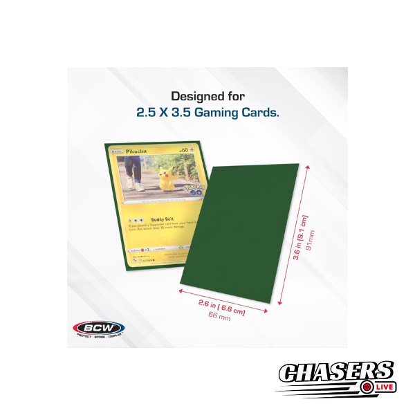 BCW Deck Guards Double-Matte Anti Glare (Color options)